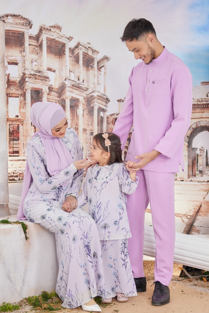 Hajjar Printed - Soft Purple